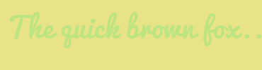 Image with Font Color BCE481 and Background Color E8E387
